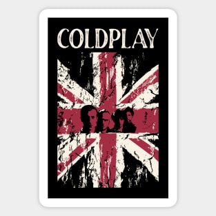 Vintage Distrassed Coldplay Magnet